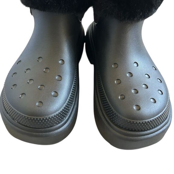Crocs Stomp Lined Boots Unisex Adults, Black, Size M9 / W11, NWOT - Picture 10 of 11
